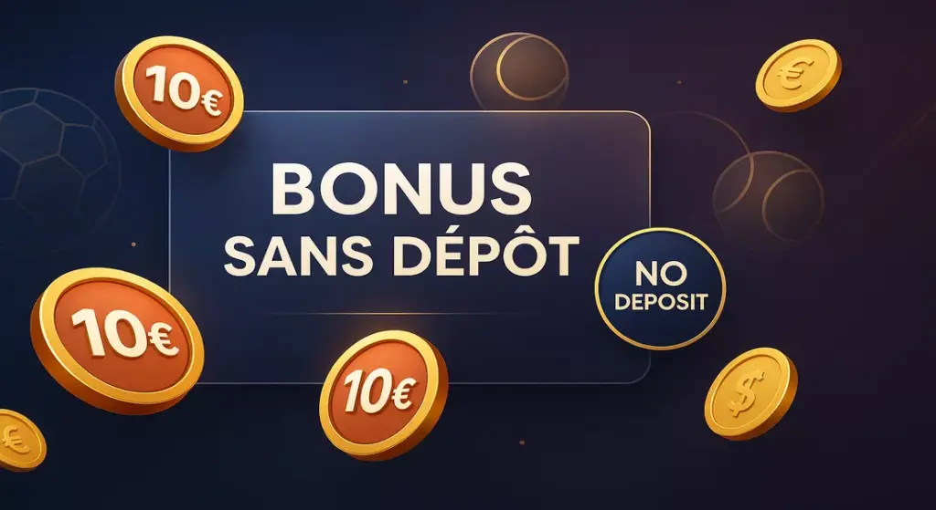 Bannière principale bonus sans dépôt paris sportifs 2025